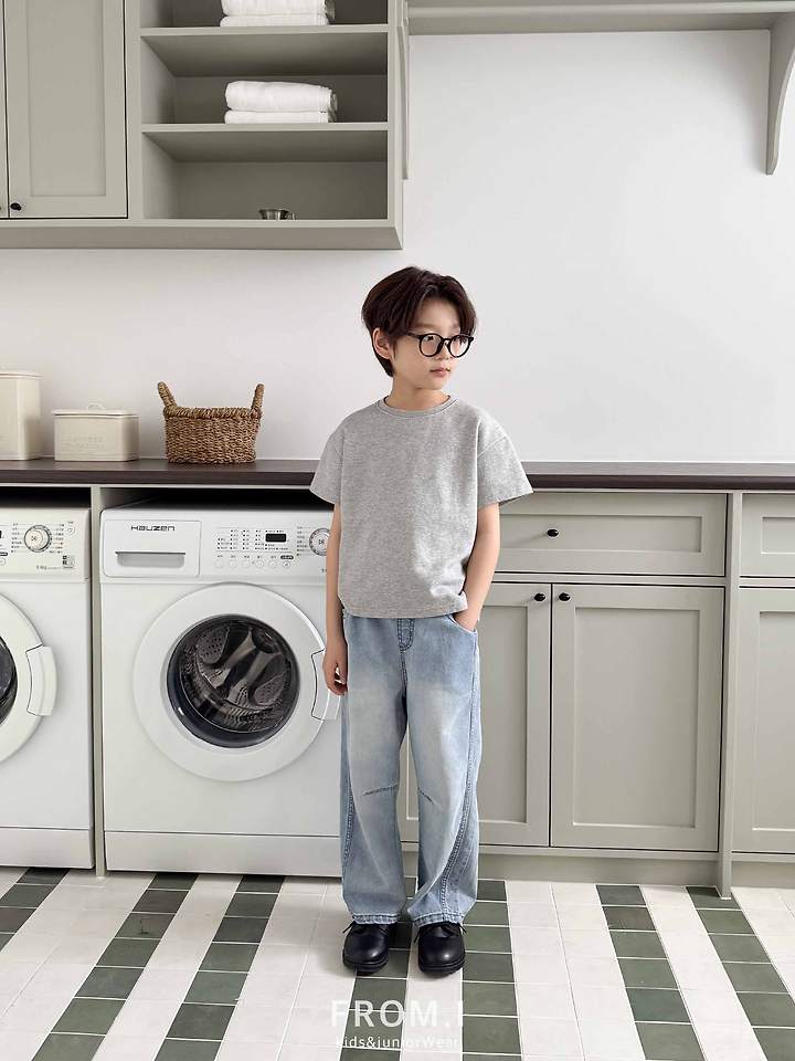 From I - Korean Children Fashion - #minifashionista - Semi Crop Tee - 9