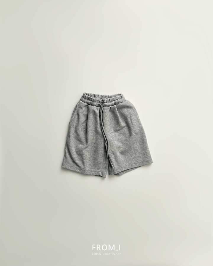 From I - Korean Children Fashion - #magicofchildhood - Carpenter Bermuda Sweat Pants - 4