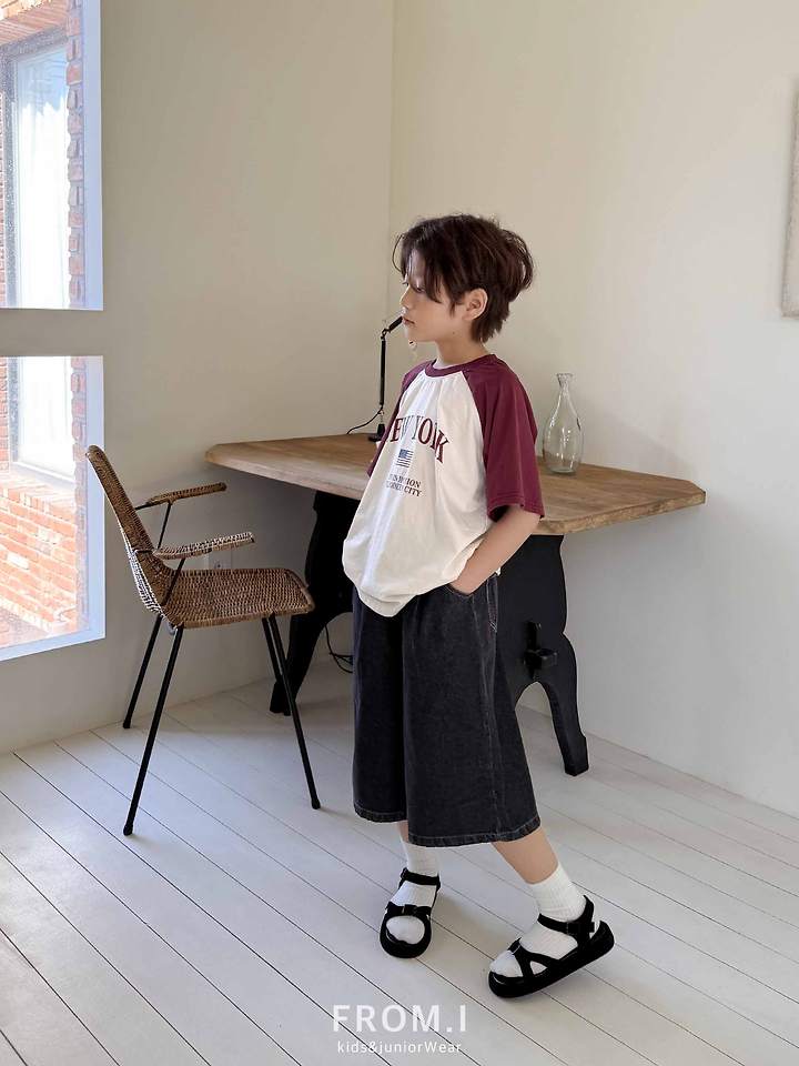 From I - Korean Children Fashion - #minifashionista - Color Block Raglan Tee - 8