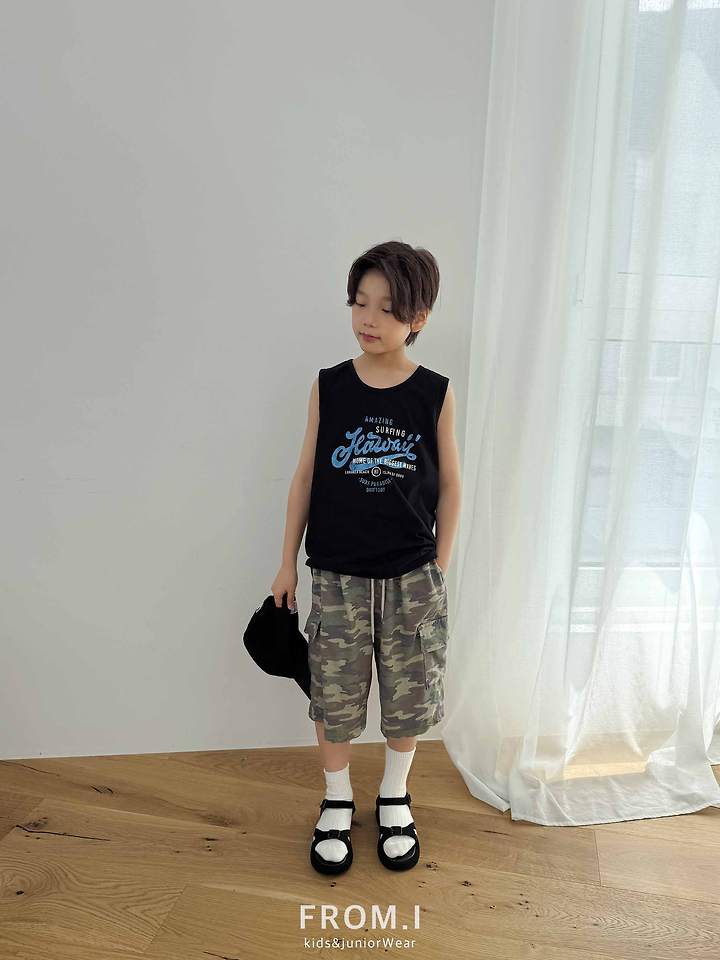 From I - Korean Children Fashion - #minifashionista - Camo Half Pants - 8