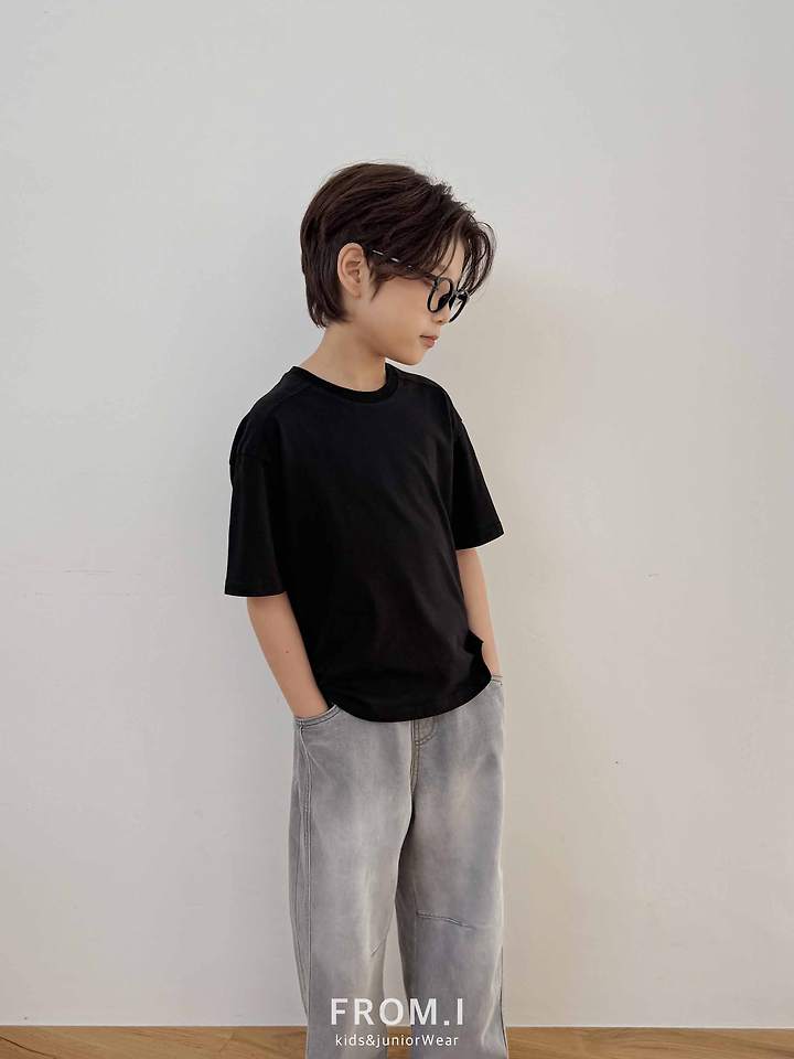 From I - Korean Children Fashion - #prettylittlegirls - Cutline Over Tee - 12