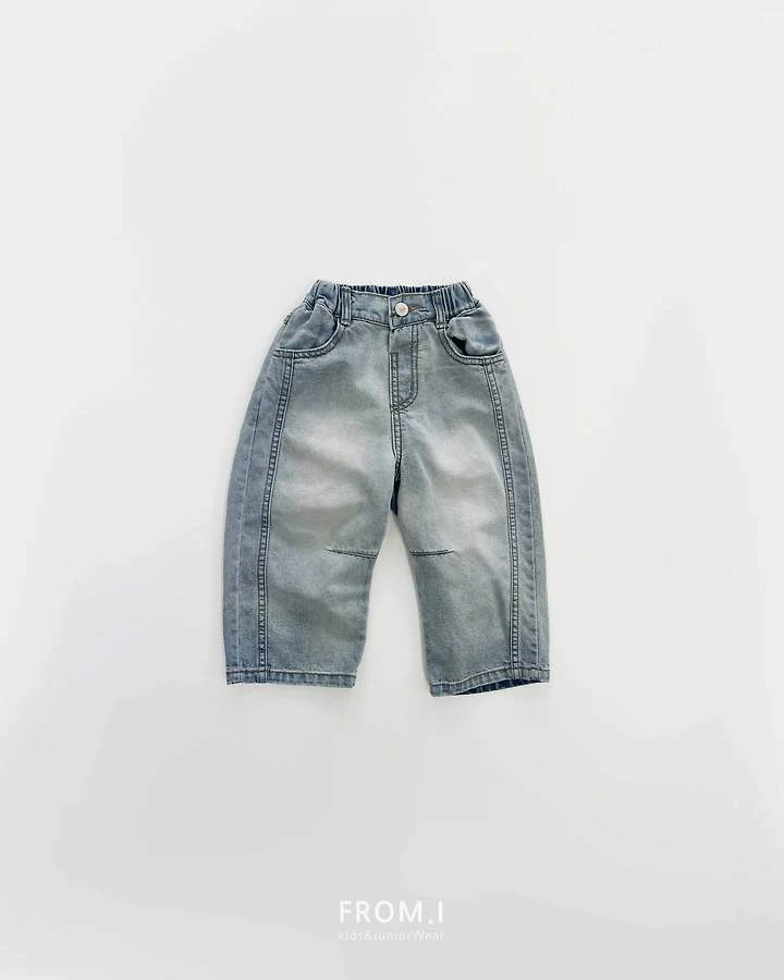 From I - Korean Children Fashion - #minifashionista - Dart Denim Pants - 4
