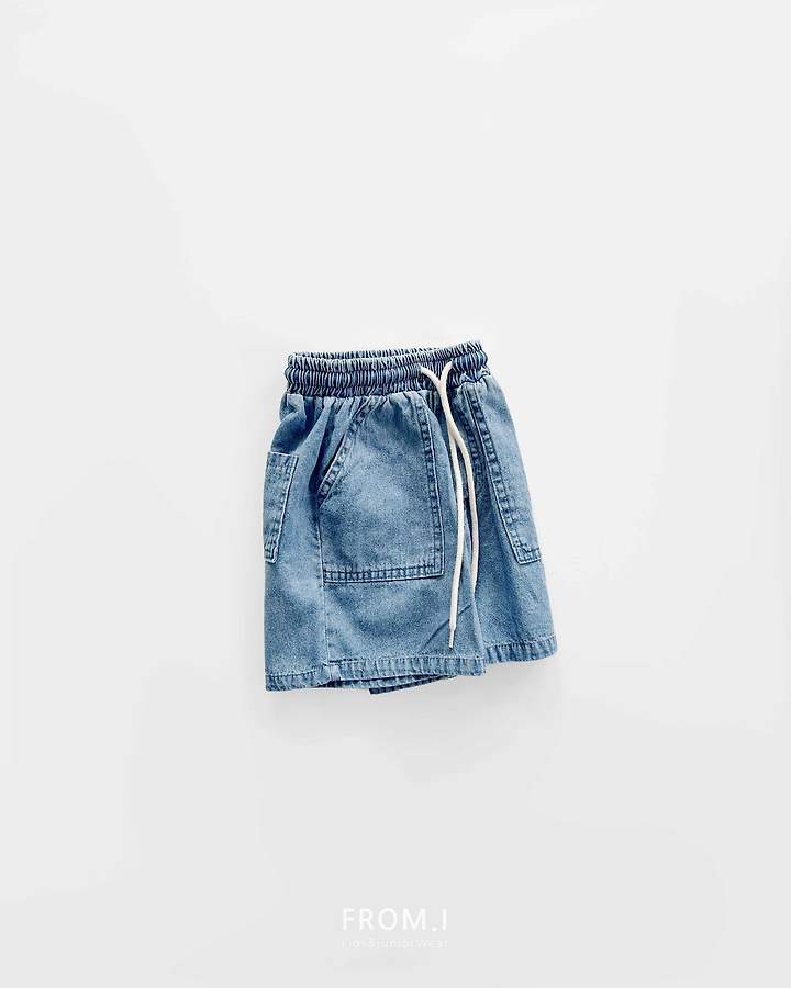 From I - Korean Children Fashion - #minifashionista - Fatigue Denim Pants - 4