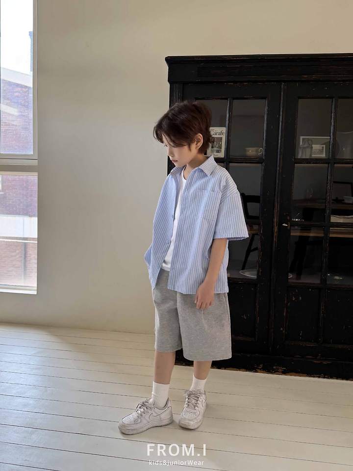 From I - Korean Children Fashion - #prettylittlegirls - Seersucker Shirt - 11