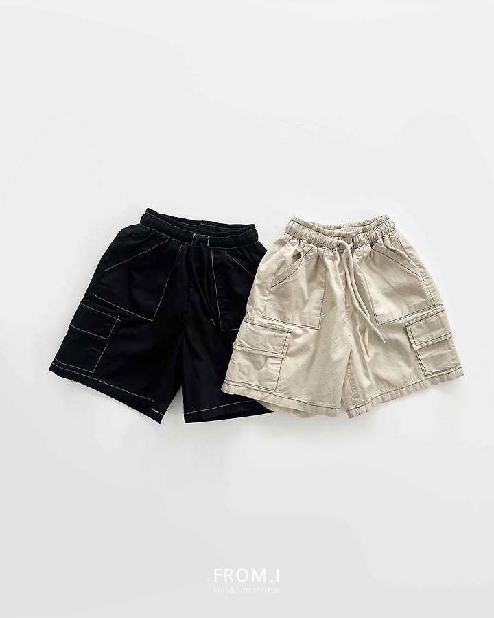 From I - Korean Children Fashion - #prettylittlegirls - Stitch Cargo Pants - 3
