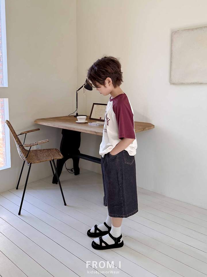 From I - Korean Children Fashion - #stylishchildhood - Color Block Raglan Tee - 12