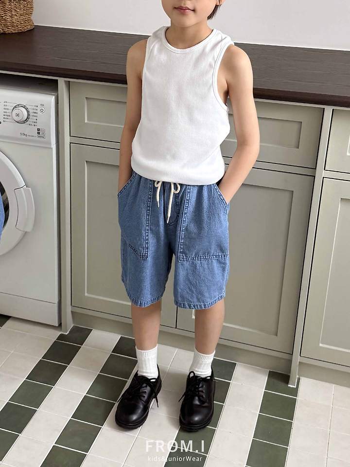 From I - Korean Children Fashion - #stylishchildhood - Fatigue Denim Pants - 7