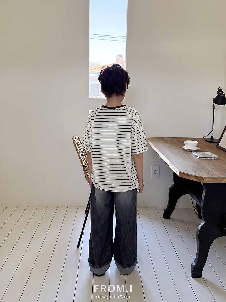 From I - Korean Children Fashion - #toddlerclothing - Apple Striped Tee - 7