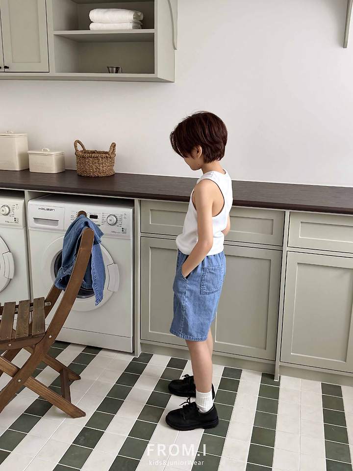 From I - Korean Children Fashion - #toddlerclothing - Fatigue Denim Pants - 6