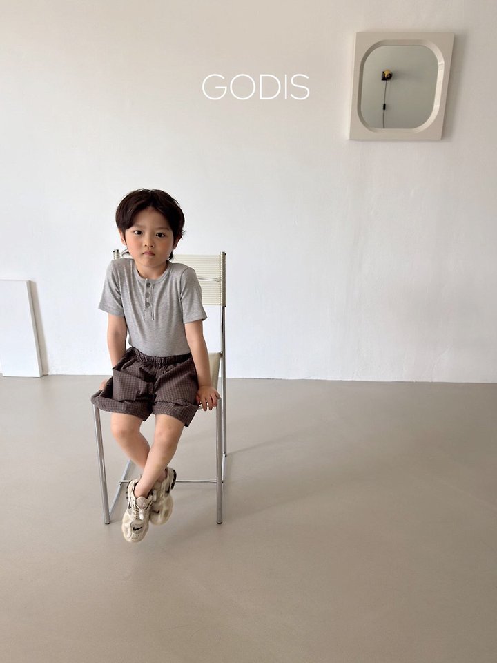 Godis - Korean Children Fashion - #Kfashion4kids - Ribbed Button Top - 8