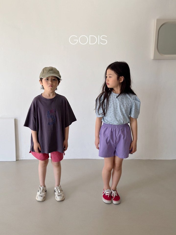 Godis - Korean Children Fashion - #Kfashion4kids - Slit Shorts - 5