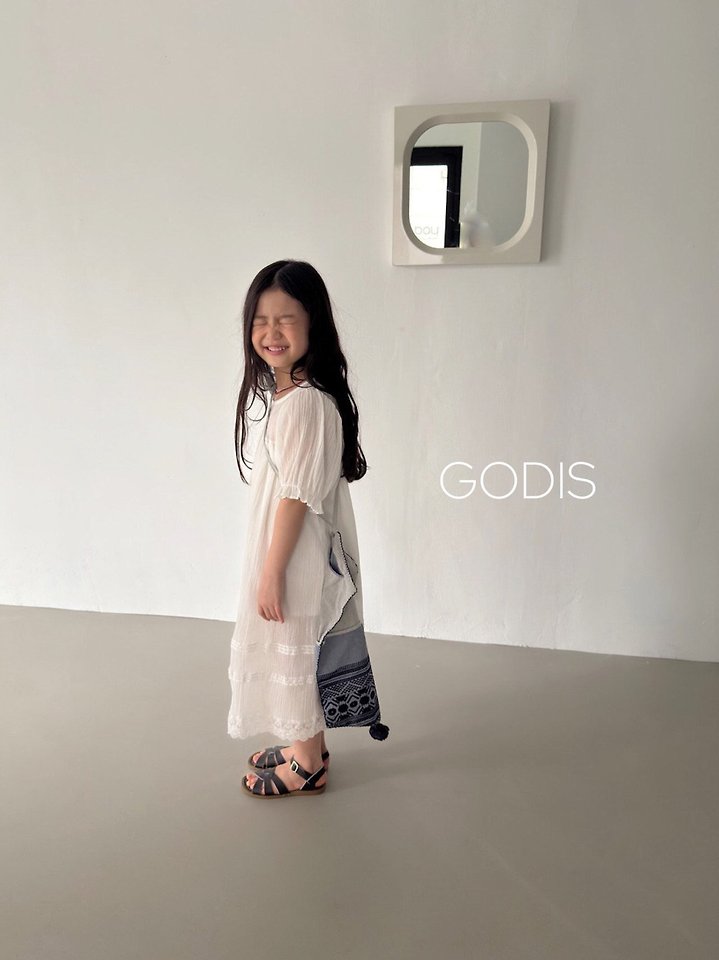 Godis - Korean Children Fashion - #stylishchildhood - Yoru Lace One-piece - 4
