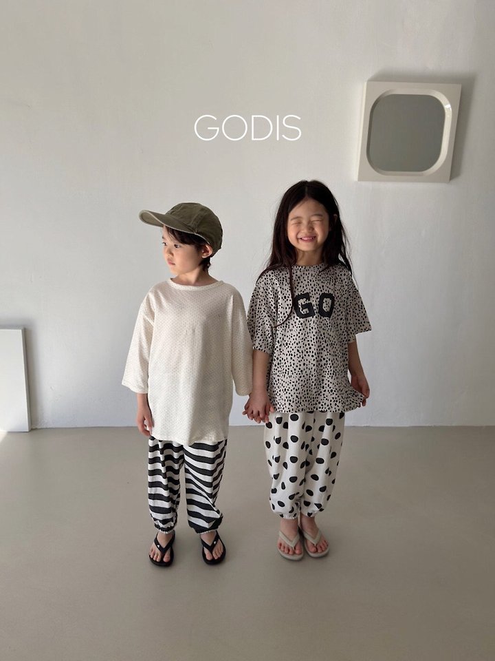 Godis - Korean Children Fashion - #prettylittlegirls - Bold Banding Pants - 4