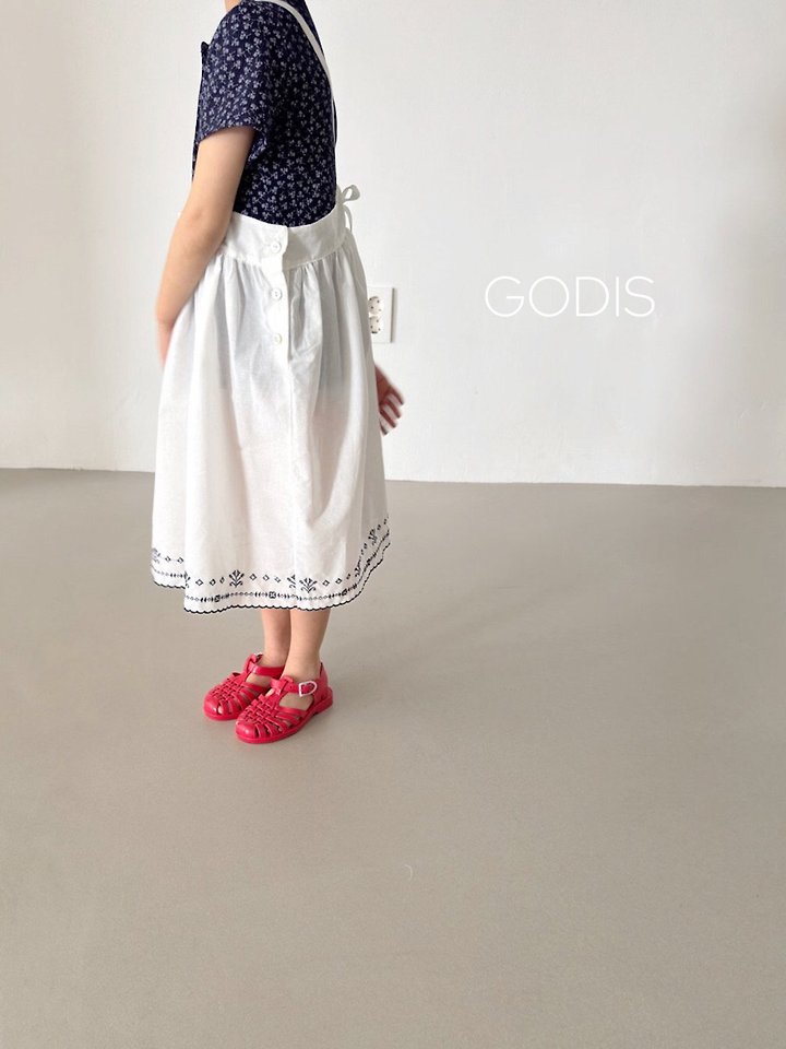 Godis - Korean Children Fashion - #childrensboutique - Clean Embroidered One-piece - 11
