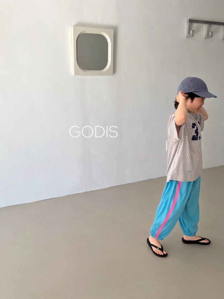 Godis - Korean Children Fashion - #childrensboutique - Vivid Double-Line Pants - 5