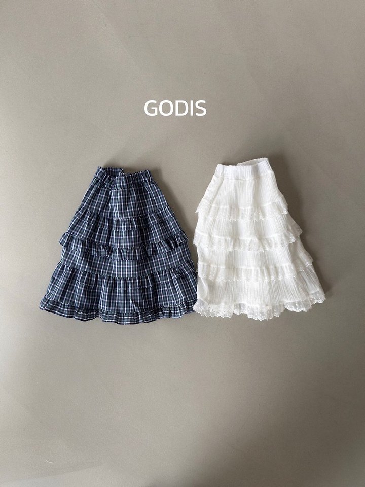 Godis - Korean Children Fashion - #designkidswear - Four-Tier Skirt