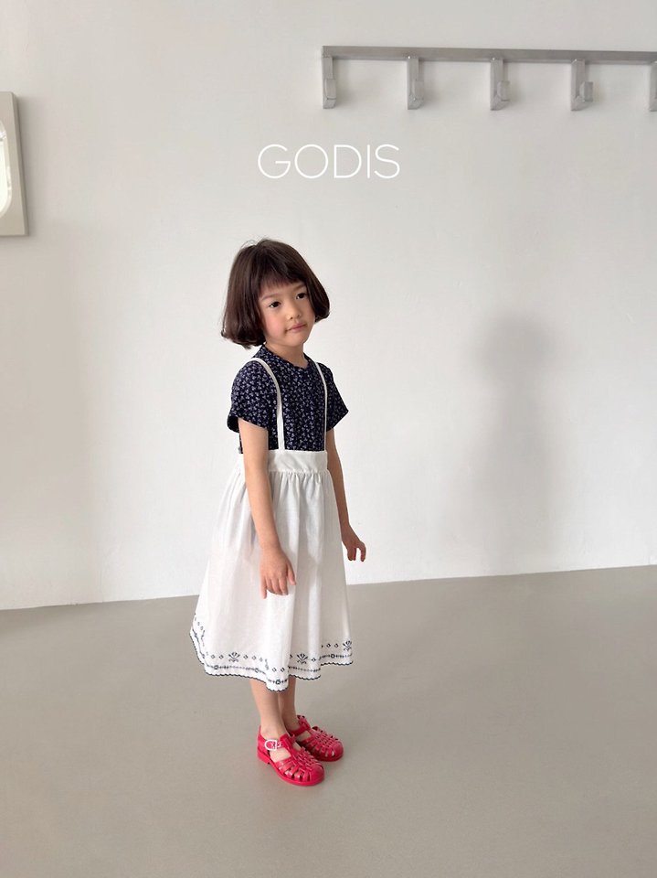 Godis - Korean Children Fashion - #designkidswear - Clean Embroidered One-piece - 12