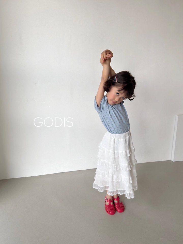 Godis - Korean Children Fashion - #designkidswear - Floral Tee - 11