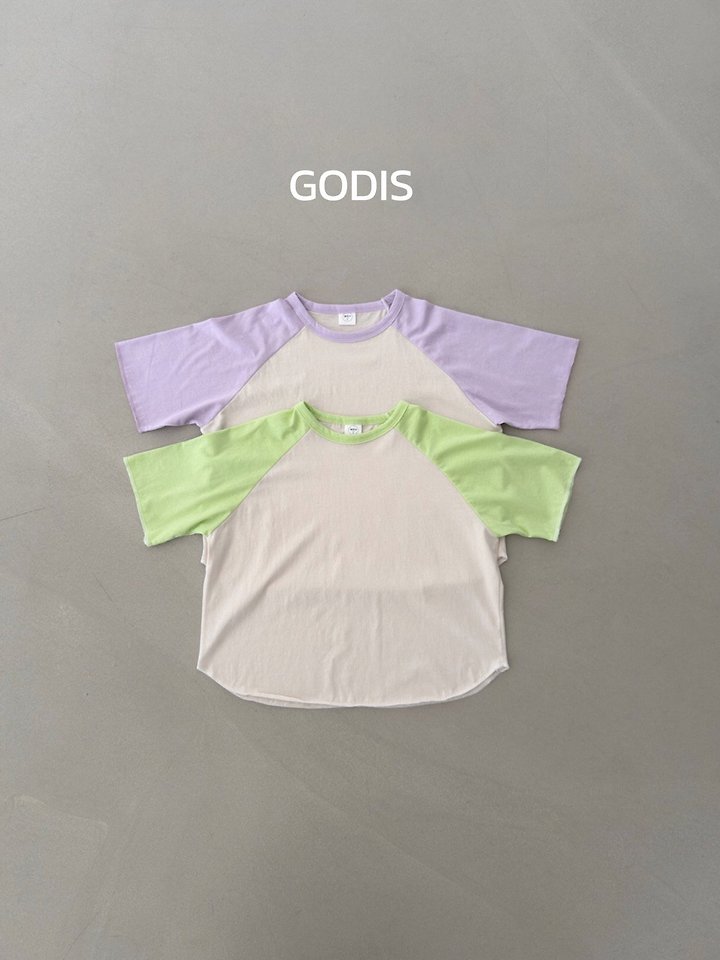 Godis - Korean Children Fashion - #designkidswear - Long Raglan Tee