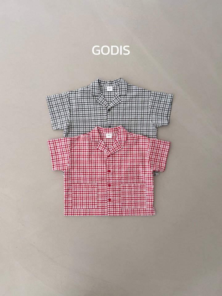 Godis - Korean Children Fashion - #discoveringself - Check Shirt