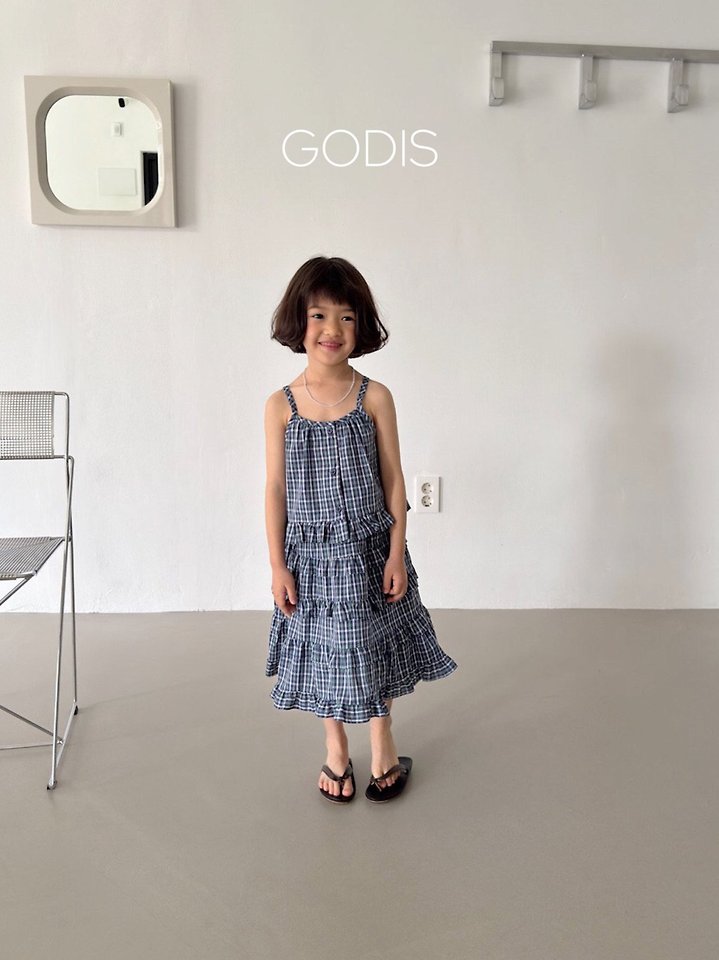 Godis - Korean Children Fashion - #discoveringself - Check Sleeveless Blouse - 10