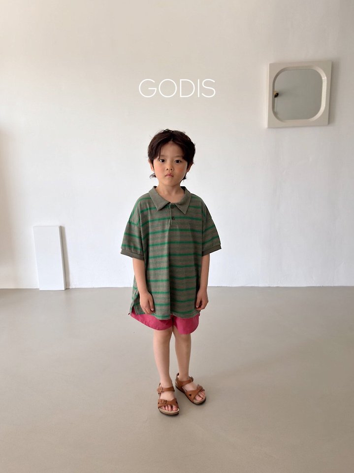 Godis - Korean Children Fashion - #fashionkids - Retro Collar Tee - 11