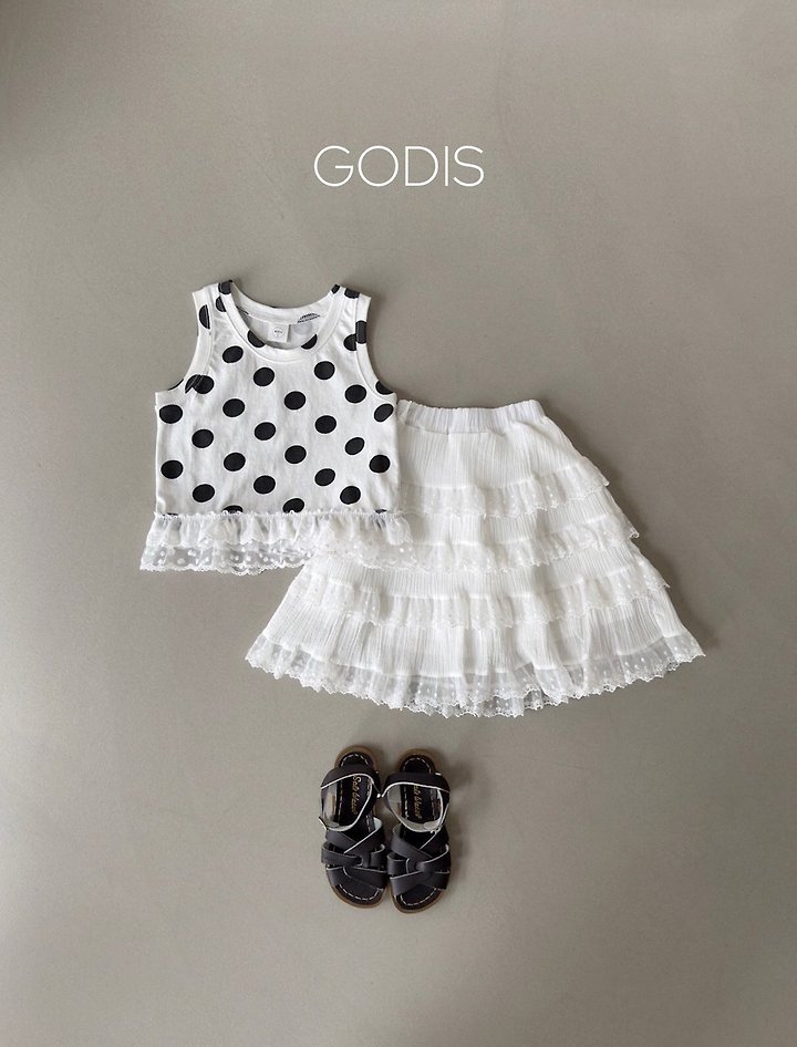 Godis - Korean Children Fashion - #fashionkids - Four-Tier Skirt - 4