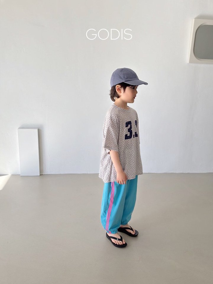 Godis - Korean Children Fashion - #kidsshorts - Vivid Double-Line Pants - 9