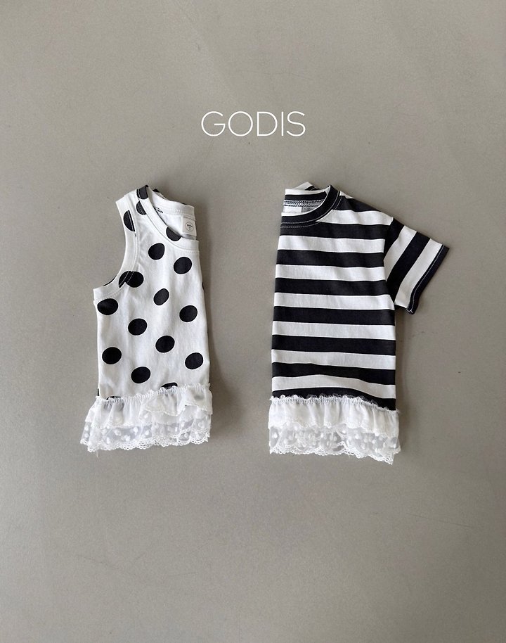 Godis - Korean Children Fashion - #kidsshorts - Bold Lace Top