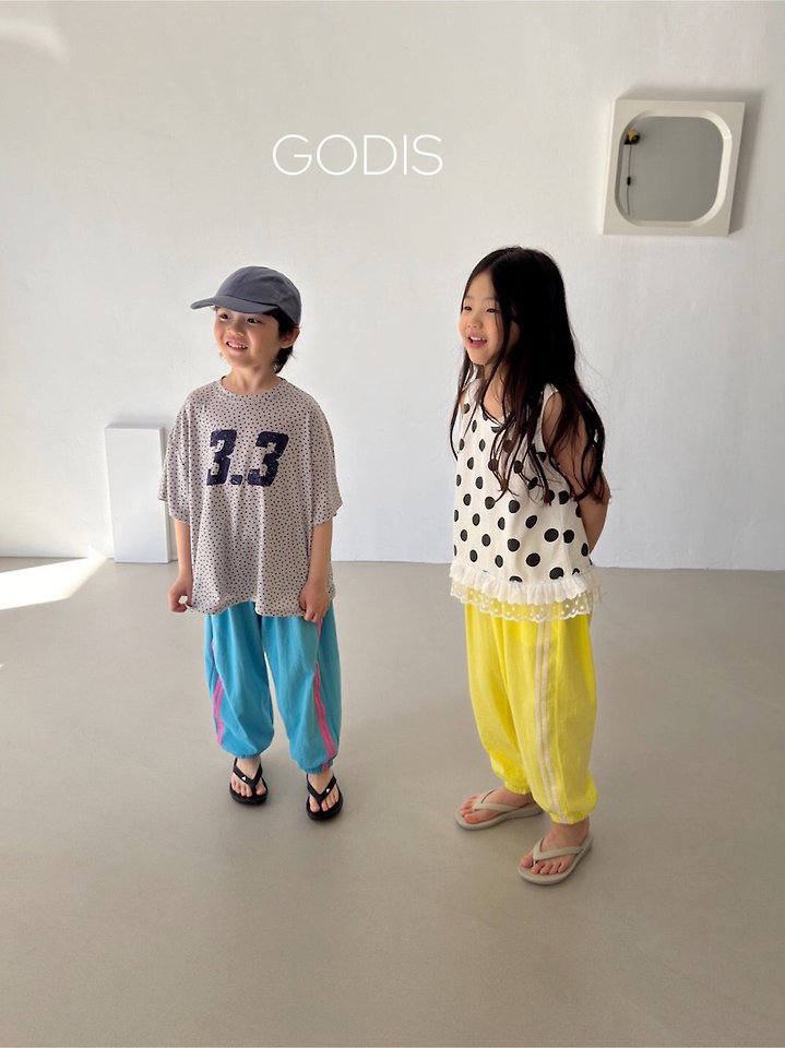Godis - Korean Children Fashion - #kidsstore - Vivid Double-Line Pants - 10