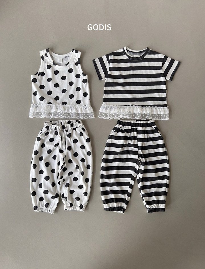 Godis - Korean Children Fashion - #kidzfashiontrend - Bold Banding Pants - 12