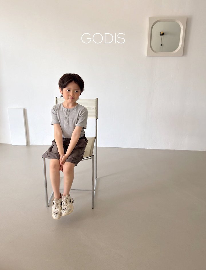 Godis - Korean Children Fashion - #kidzfashiontrend - Ribbed Button Top - 7