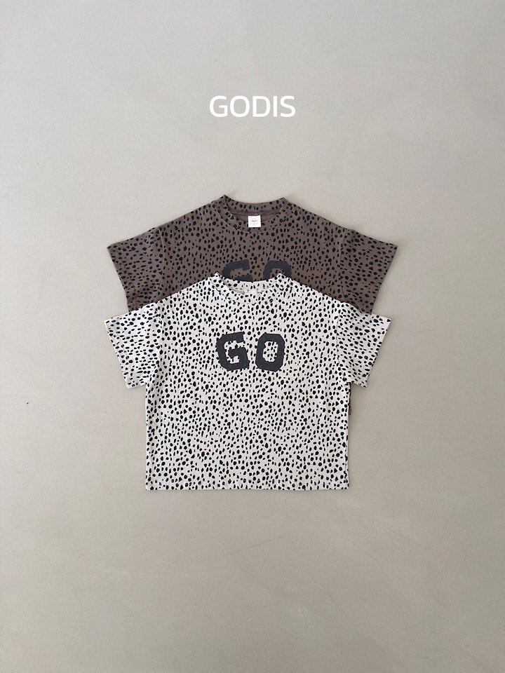 Godis - Korean Children Fashion - #kidzfashiontrend - Leopard Print GO Tee - 5