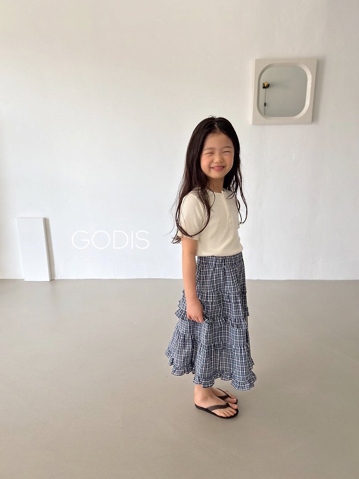Godis - Korean Children Fashion - #littlefashionista - Ribbed Button Top - 9