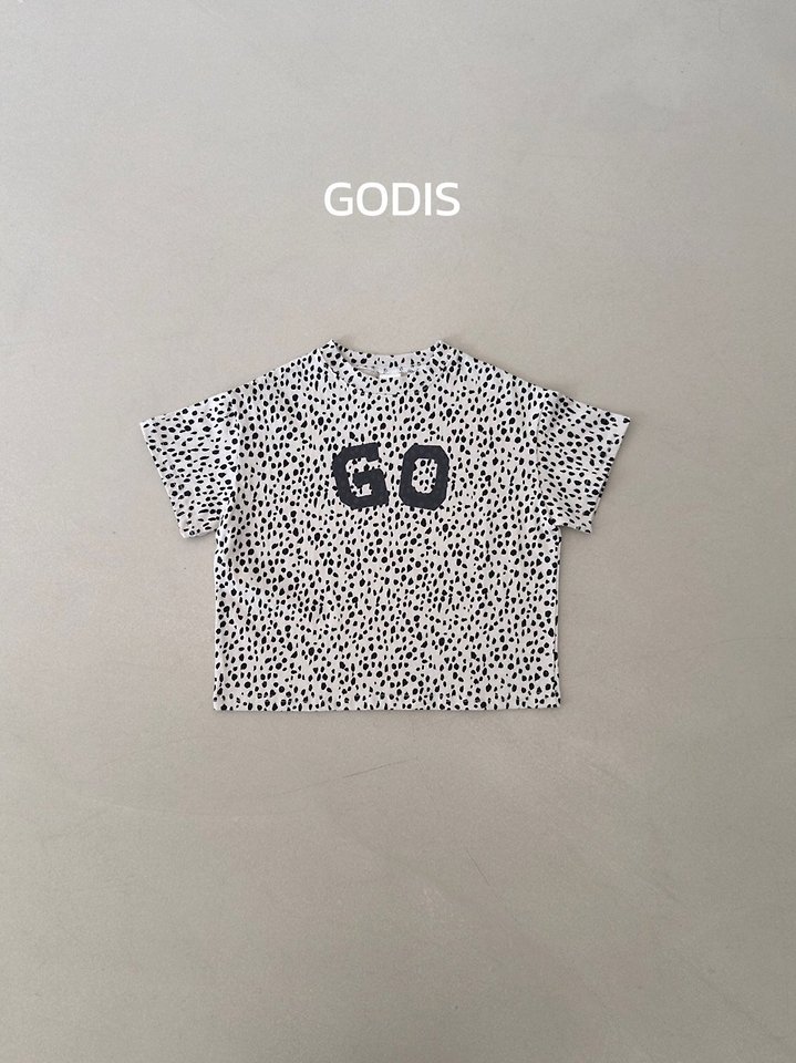 Godis - Korean Children Fashion - #littlefashionista - Leopard Print GO Tee - 7
