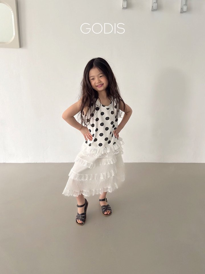 Godis - Korean Children Fashion - #littlefashionista - Bold Lace Top - 5