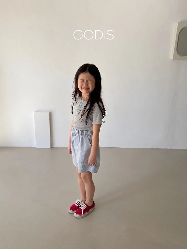 Godis - Korean Children Fashion - #magicofchildhood - Check Shorts - 7