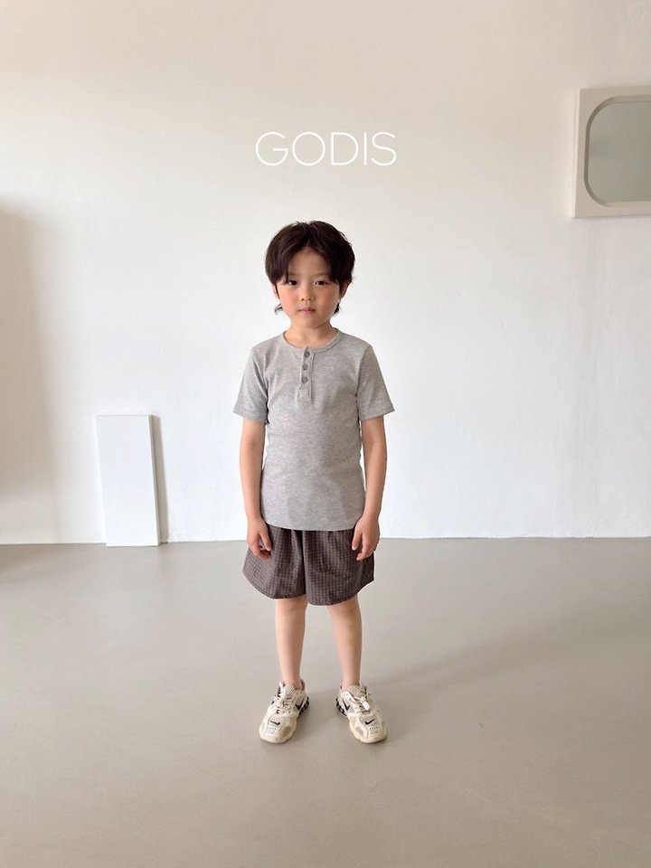 Godis - Korean Children Fashion - #magicofchildhood - Ribbed Button Top - 10