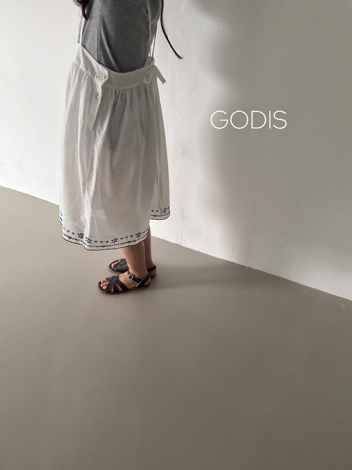 Godis - Korean Children Fashion - #minifashionista - Clean Embroidered One-piece - 7