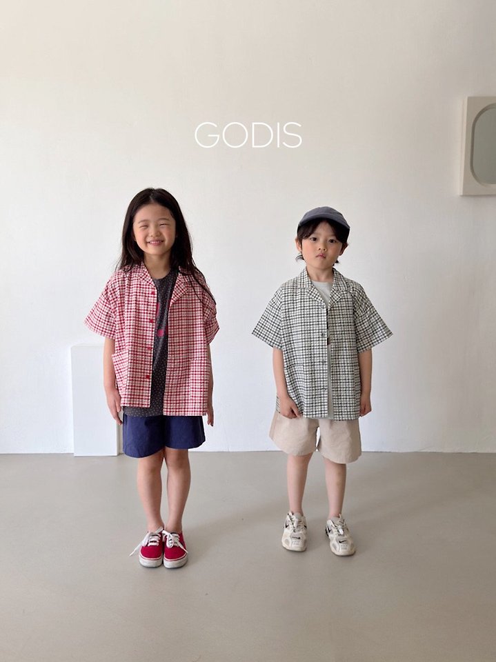 Godis - Korean Children Fashion - #prettylittlegirls - Check Shirt - 10