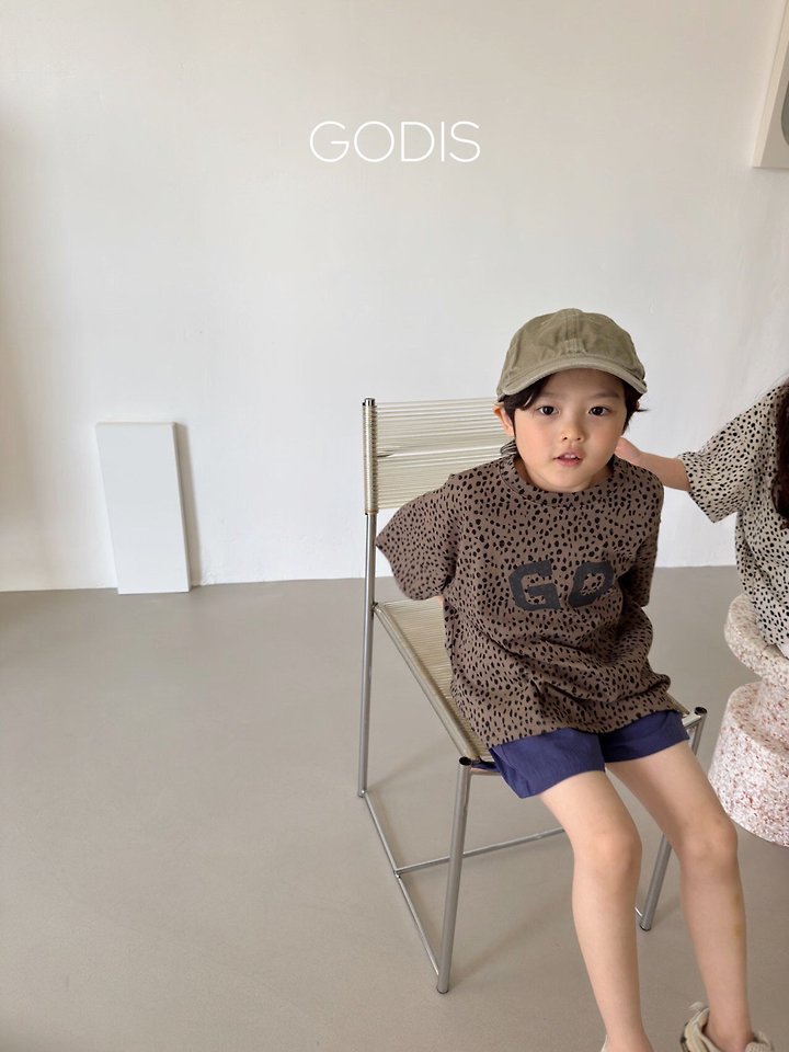 Godis - Korean Children Fashion - #prettylittlegirls - Leopard Print GO Tee - 10