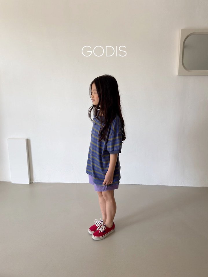 Godis - Korean Children Fashion - #stylishchildhood - Retro Collar Tee - 6