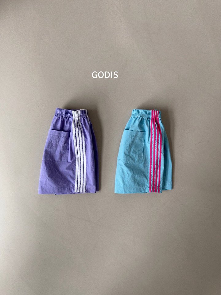 Godis - Korean Children Fashion - #stylishchildhood - 4-Line Track Shorts