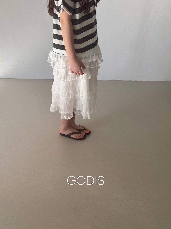Godis - Korean Children Fashion - #stylishchildhood - Bold Lace Top - 11