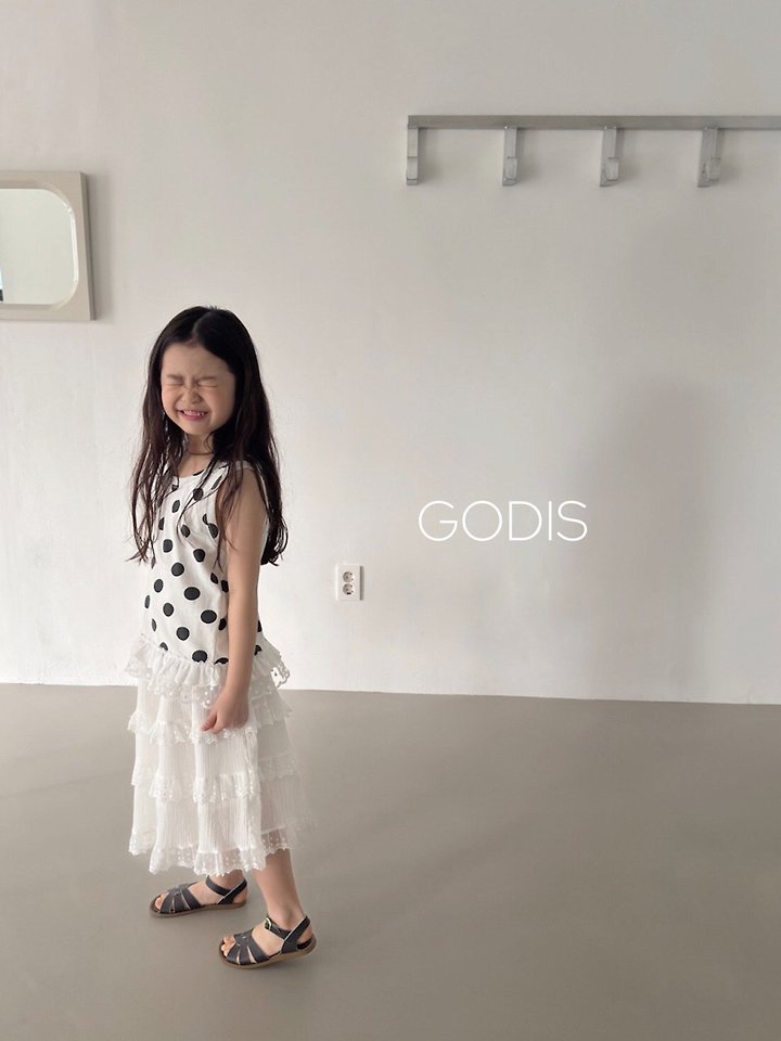 Godis - Korean Children Fashion - #todddlerfashion - Bold Lace Top - 9