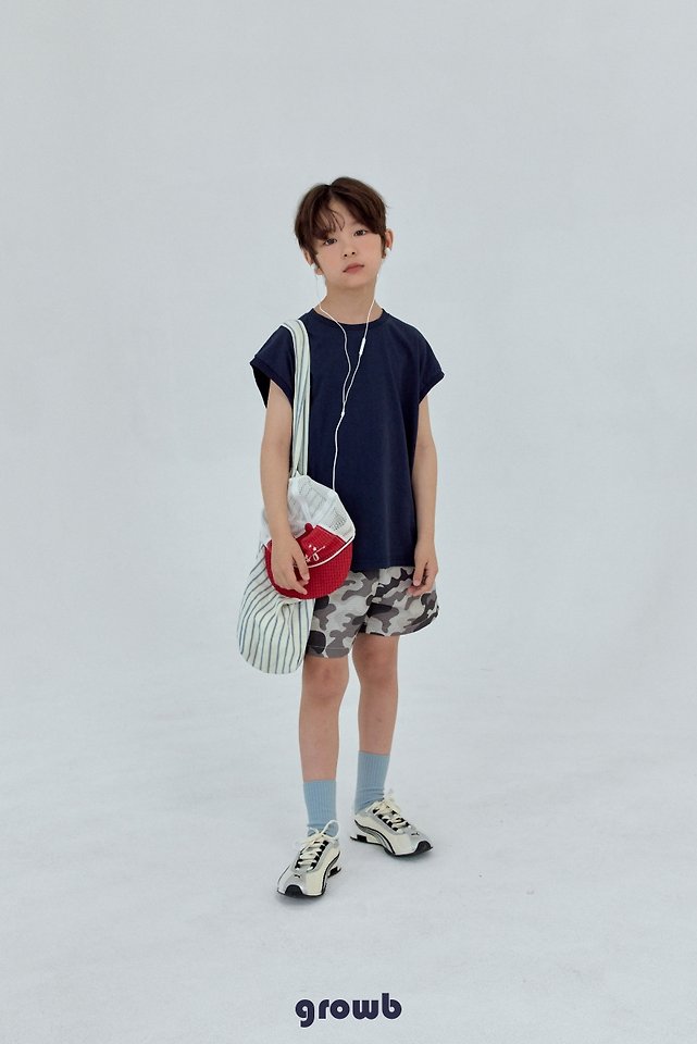 Grow B - Korean Children Fashion - #Kfashion4kids - Hidden Sleeveless Top - 3