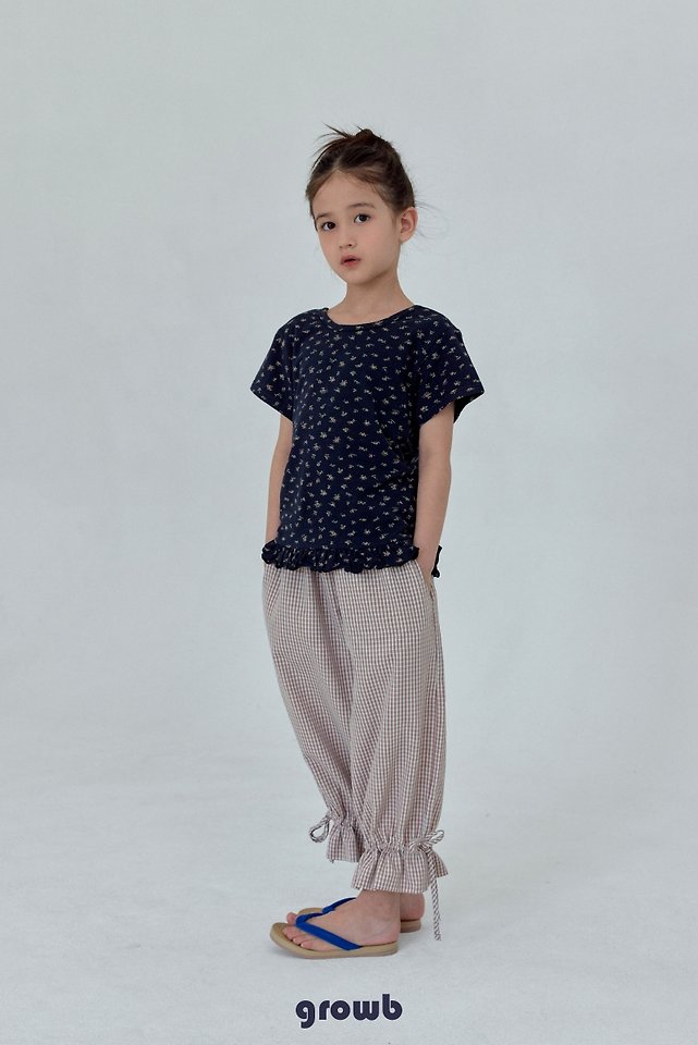 Grow B - Korean Children Fashion - #childofig - Floral Tee - 10