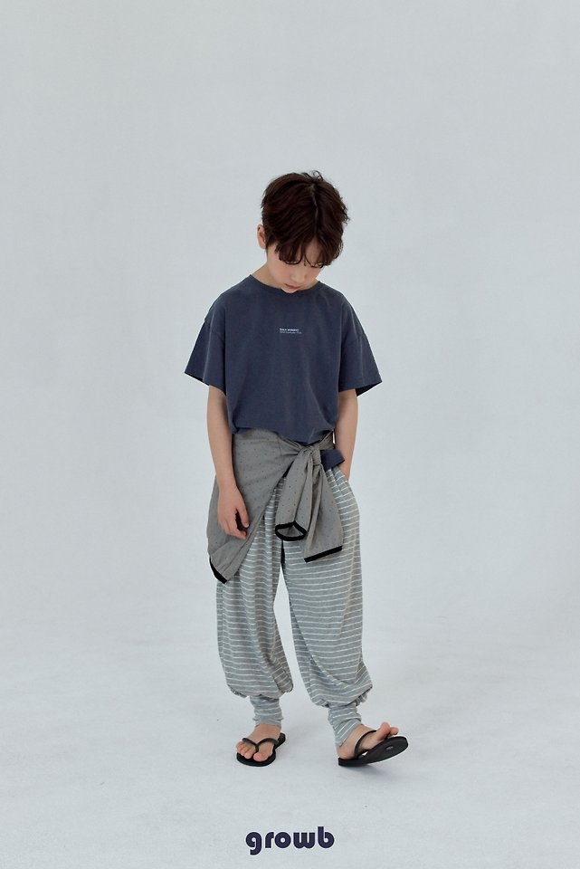 Grow B - Korean Children Fashion - #childofig - Rolling Pants - 5