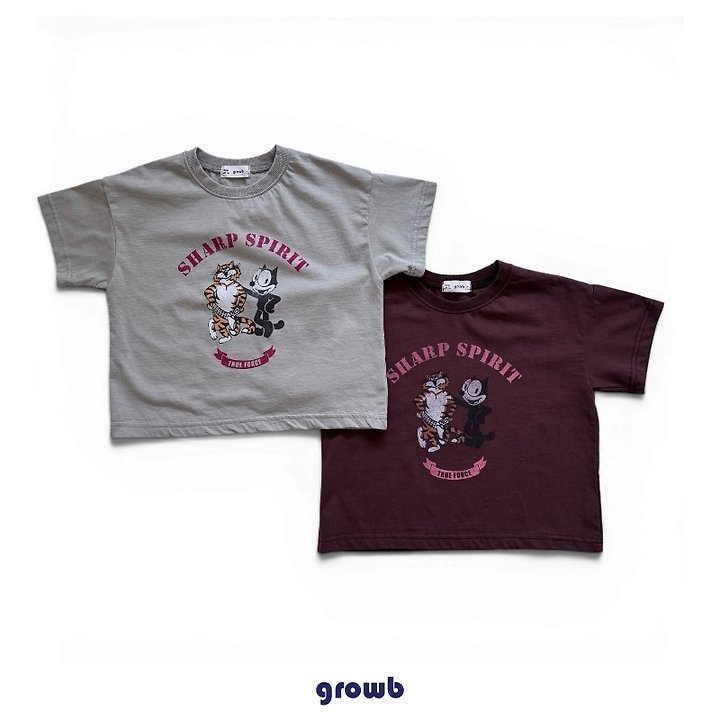 Grow B - Korean Children Fashion - #childrensboutique - Spirit Tee