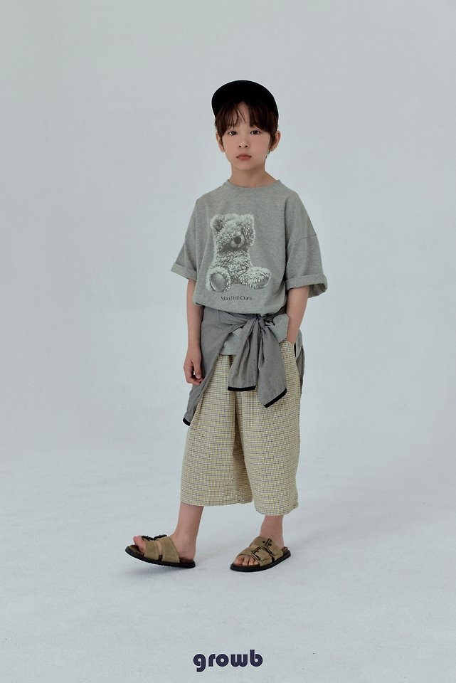Grow B - Korean Children Fashion - #designkidswear - Holo Bear Tee - 5